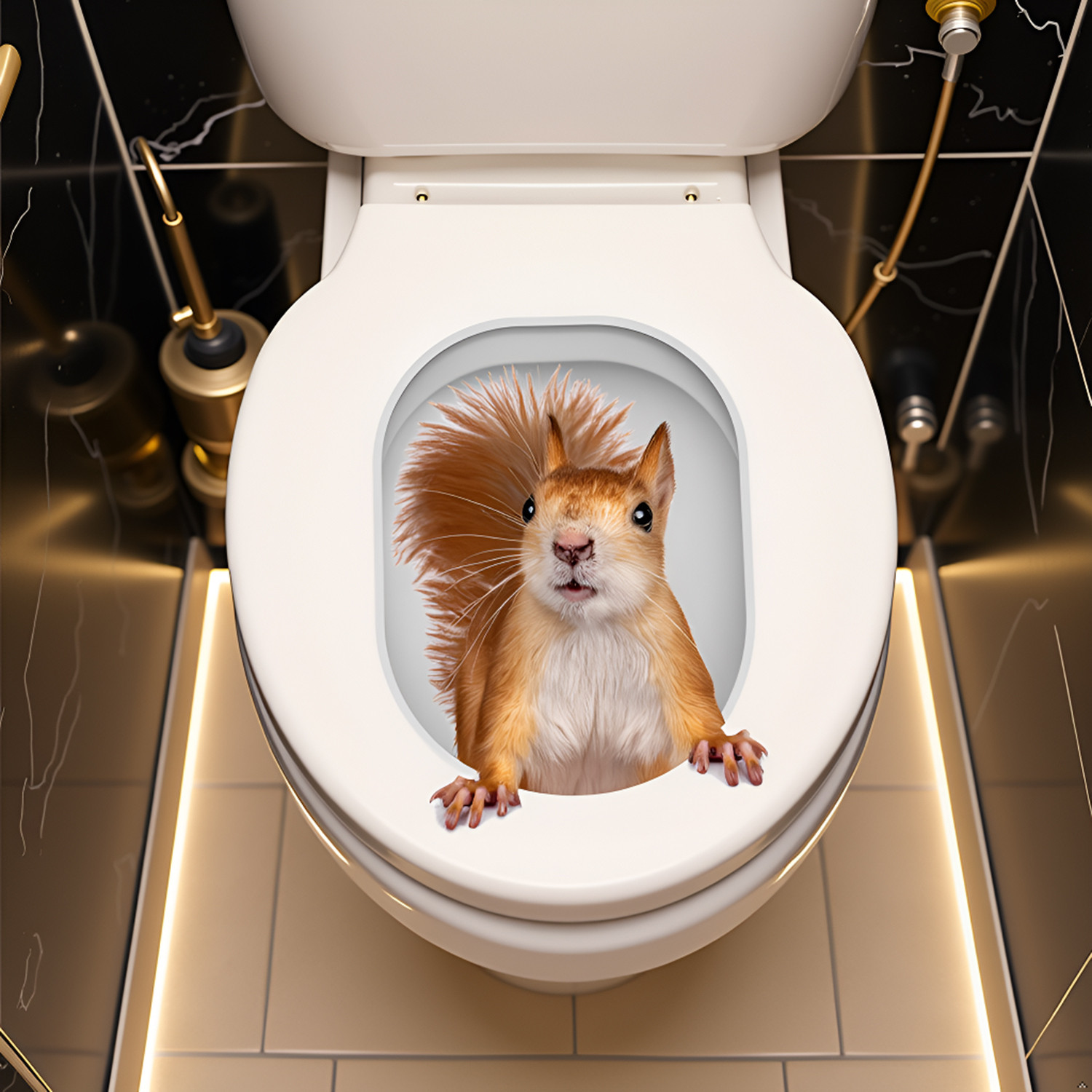 Image of RoyalDecore 20 cm 20 cm x 25 cm Waterproof Animals Vinyl Wallpaper Self Adhesive Sticker