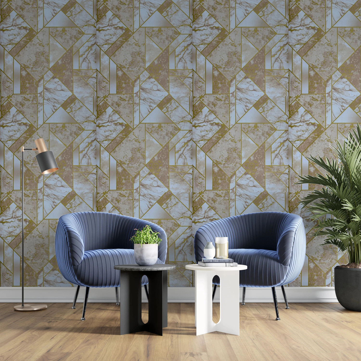 Image of FOKRIM 300 cm x 40 cm Waterproof Decorative Vinyl Wallpaper