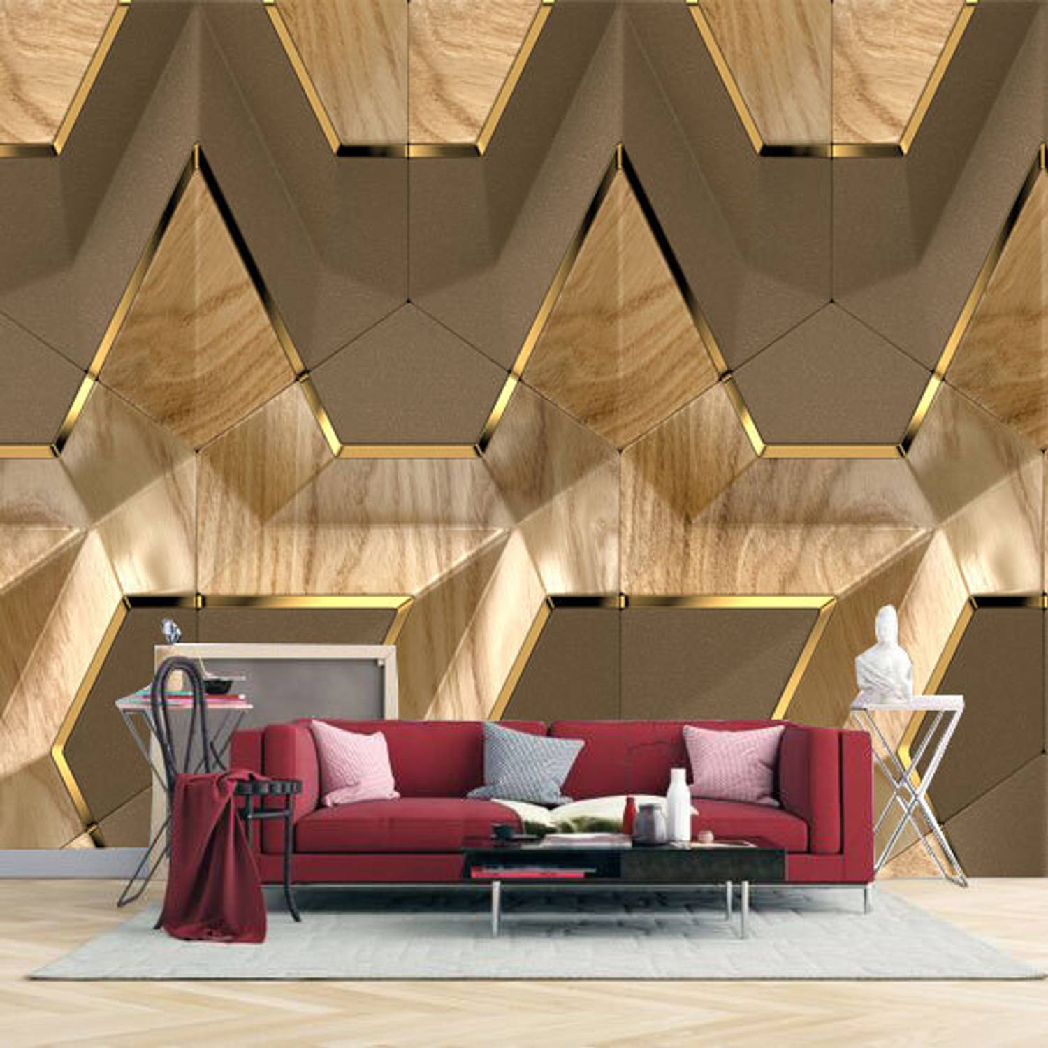 Zedexgraphics 325 cm x 40 cm Waterproof Decorative Vinyl Wallpaper
