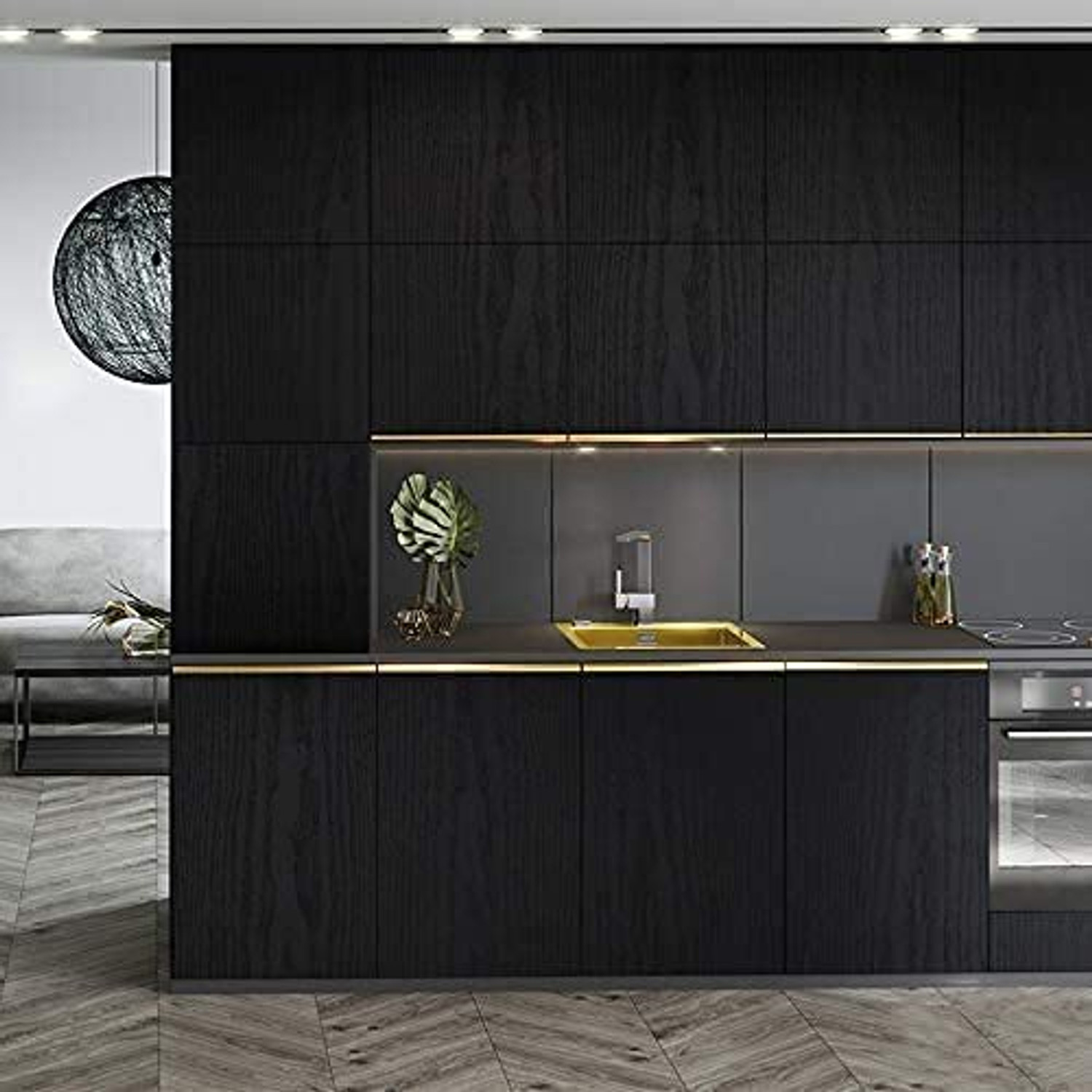 Image of RosaStella 304 cm x 45 cm Waterproof Decorative Vinyl Wallpaper