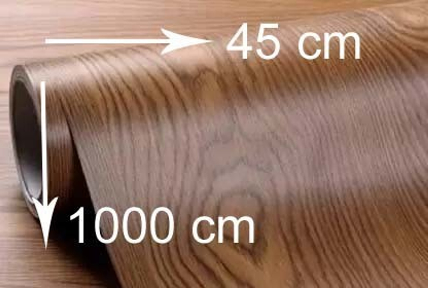 Image of vintaze 1000 cm x 45 cm Waterproof Decorative Vinyl Wallpaper (Brown)