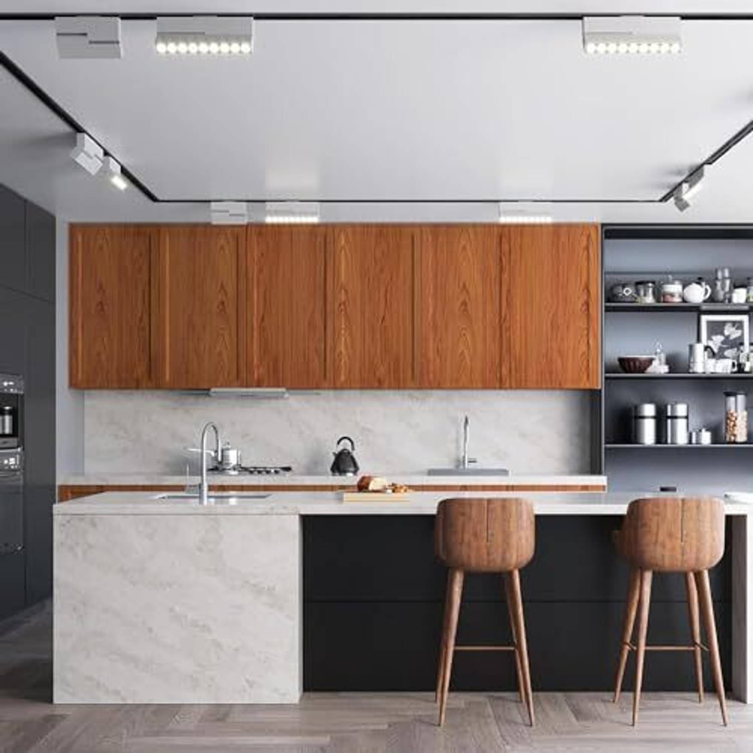 WALLNEST 30.48cm x 254cm Waterproof Vinyl Wallpaper - Image 2