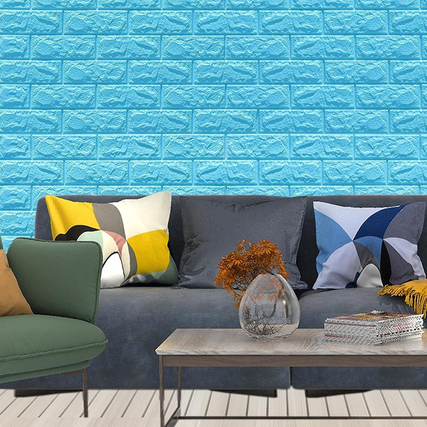 Image of GRABITOZ 70 cm x 70 cm Waterproof Decorative Vinyl Wallpaper