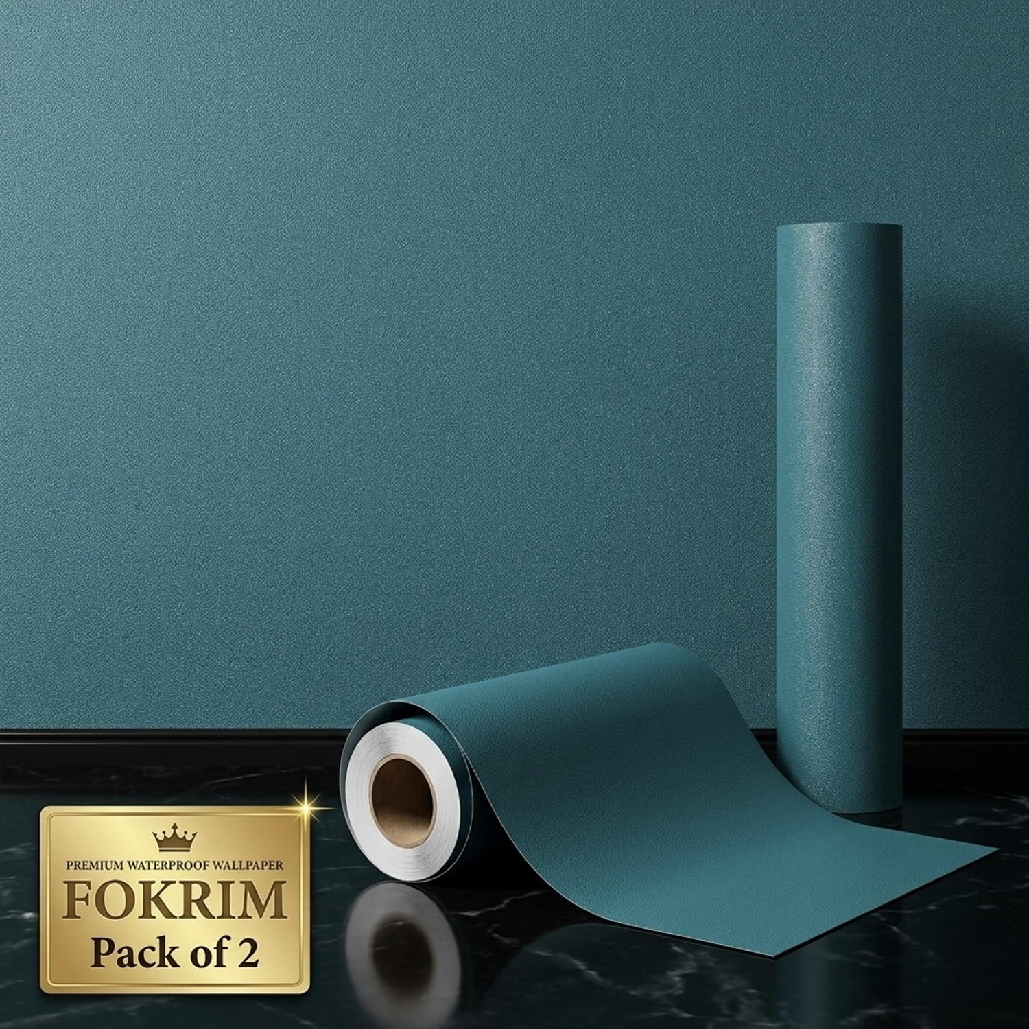 Image of FOKRIM 300 cm x 45 cm Waterproof Decorative Vinyl Wallpaper
