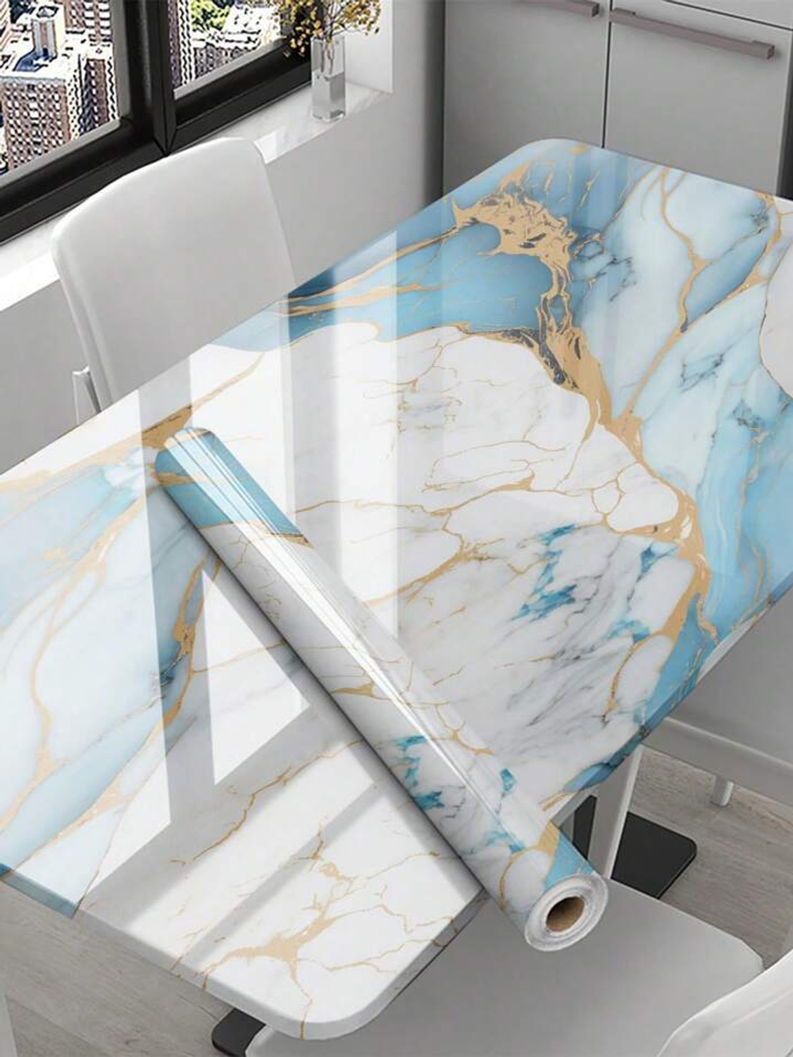 Image of Onbet 200 cm x 60 cm Waterproof Classics Vinyl Wallpaper