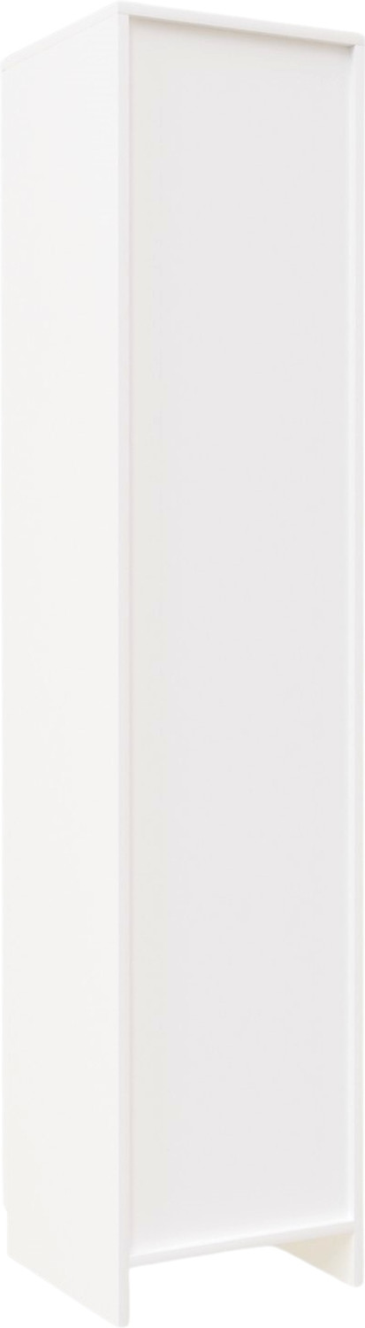 Image of Flipkart Perfect Homes Multipurpose Space Saving Wooden Wardrobe | Stylish White Door Storage Unit Engineered Wood 1 Door Wardrobe