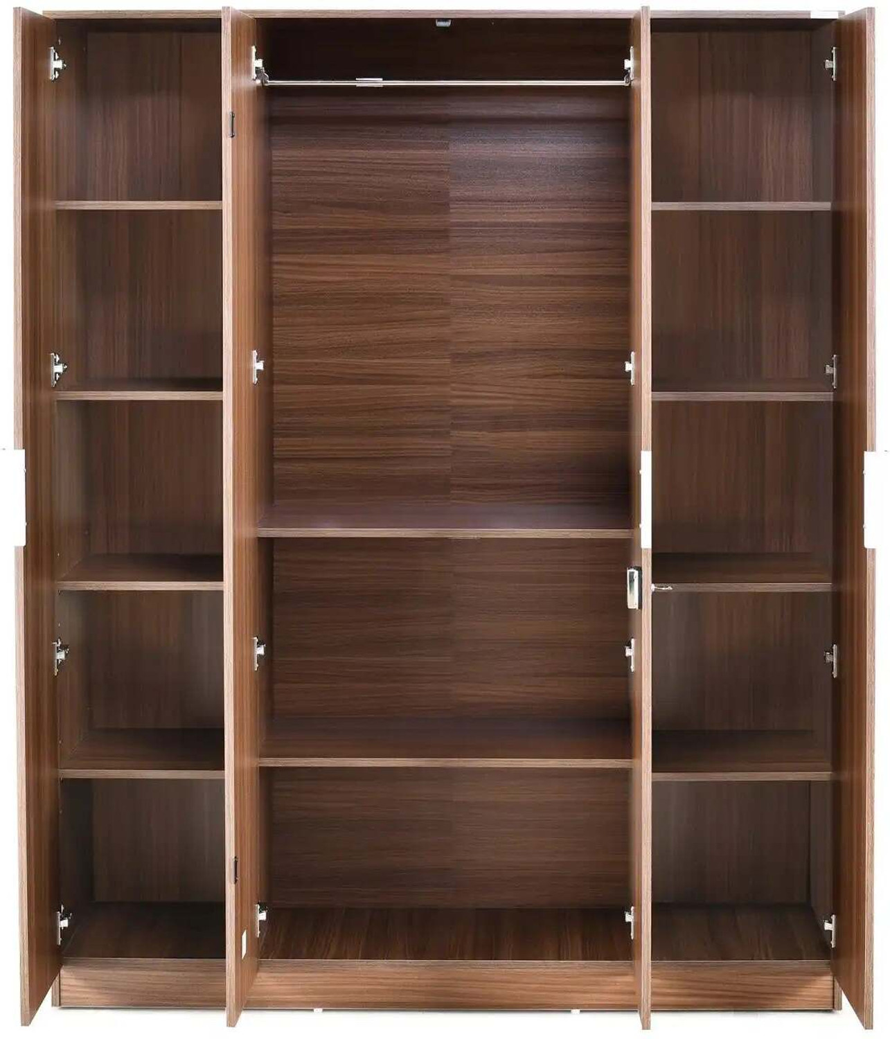 Image of Nilkamal Joyce Engineered Wood 4 Door Wardrobe