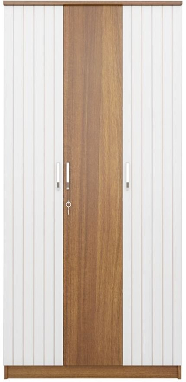 Image of neuspace Trio Engineered Wood 3 Door Wardrobe