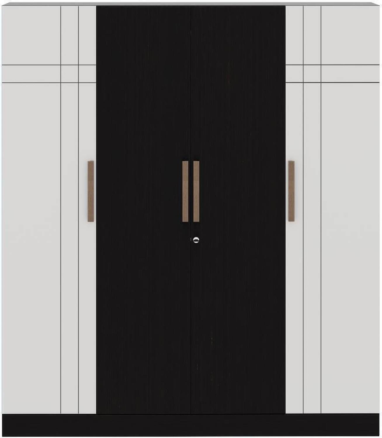Wakefit Irena 4 Door Wardrobe - Image 3