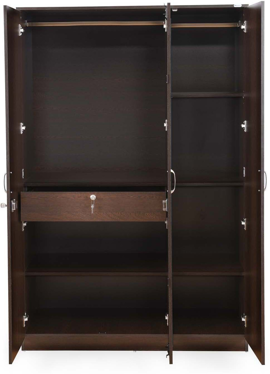 Image of Nilkamal Riva Engineered Wood 3 Door Wardrobe