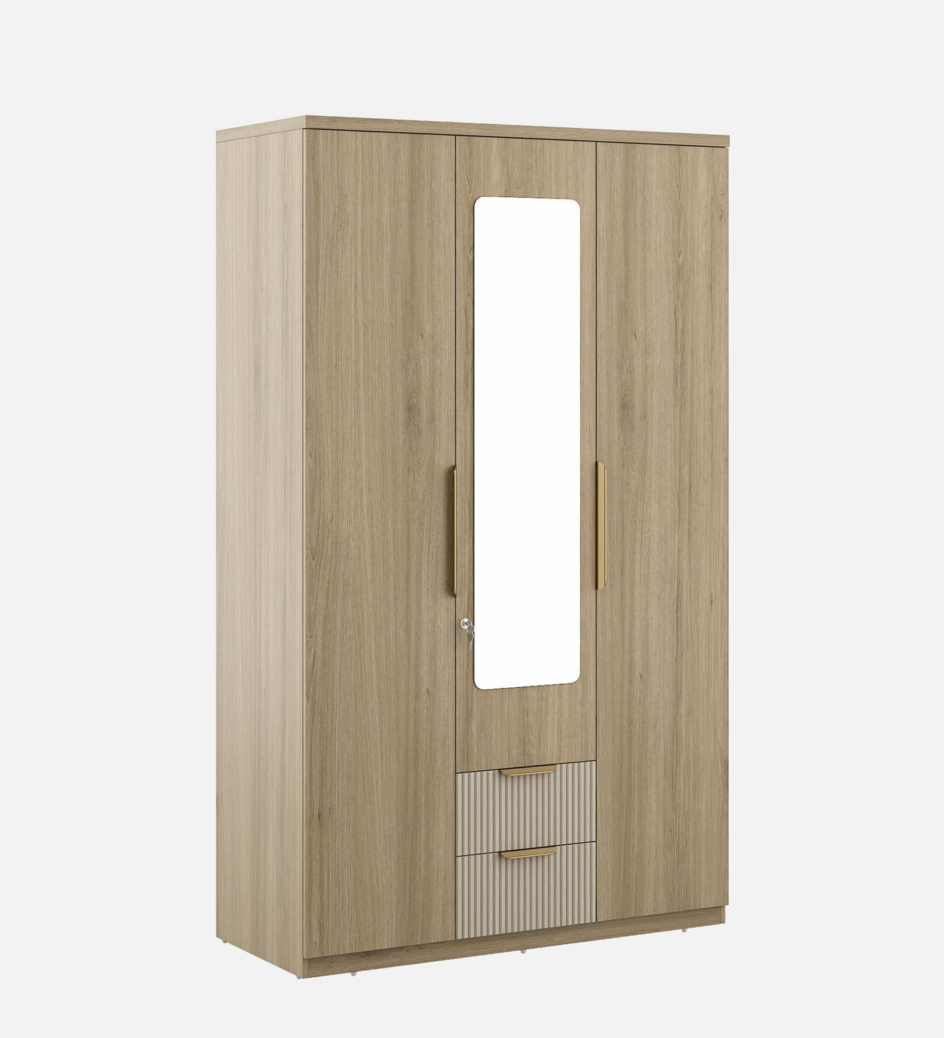 Image of SPACEWOOD VERTA Engineered Wood 3 Door Wardrobe
