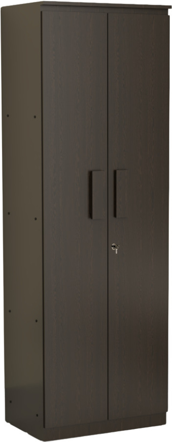 Image of neuspace Duo S Compact Clothes Storage Cabinet with Multiple Shelves Engineered Wood 2 Door Wardrobe