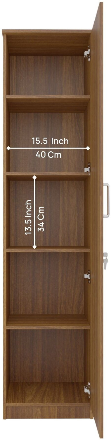 Image of neuspace Uno Engineered Wood 1 Door Wardrobe