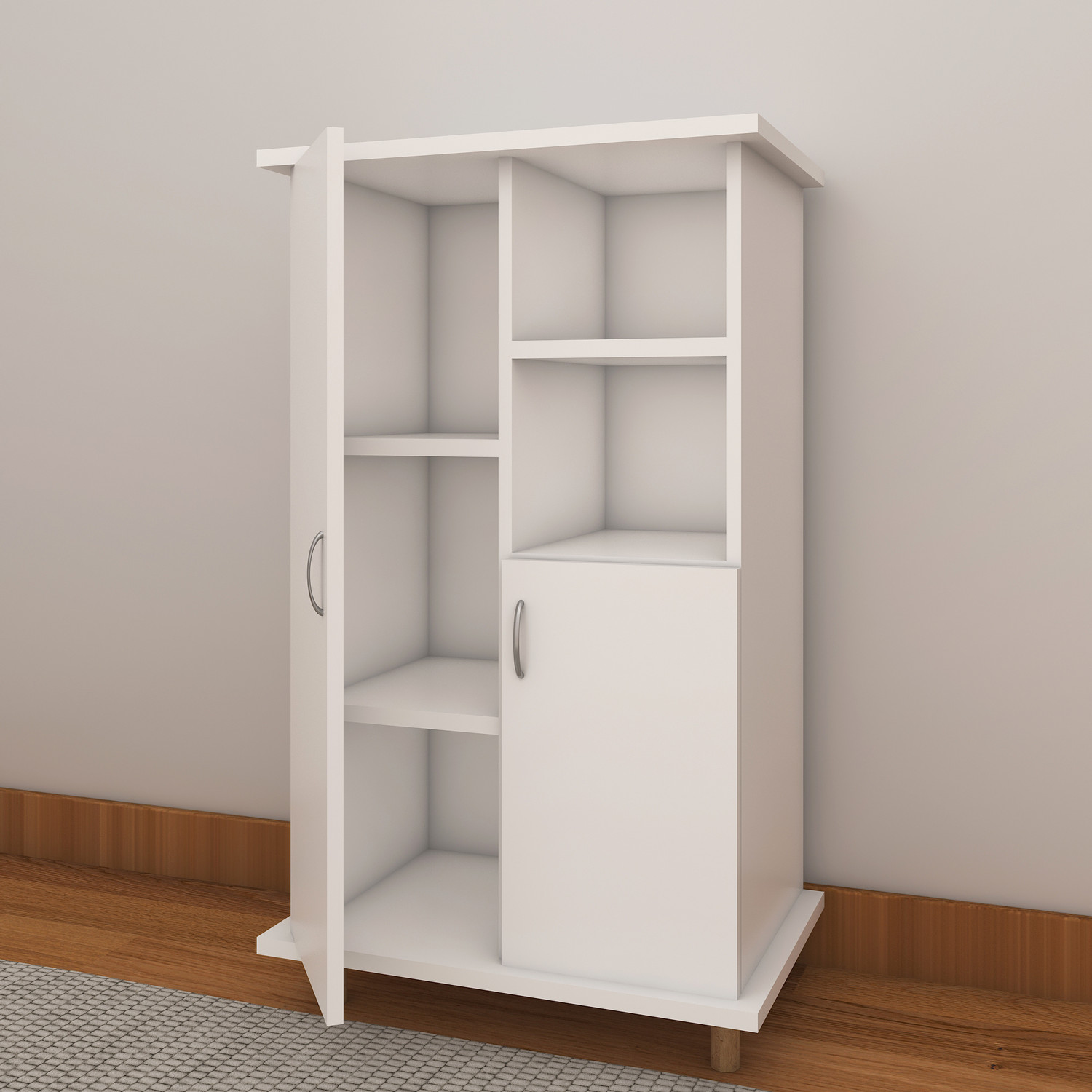 Image of ANIKAA kids Wardrobe Engineered Wood 2 Door Wardrobe