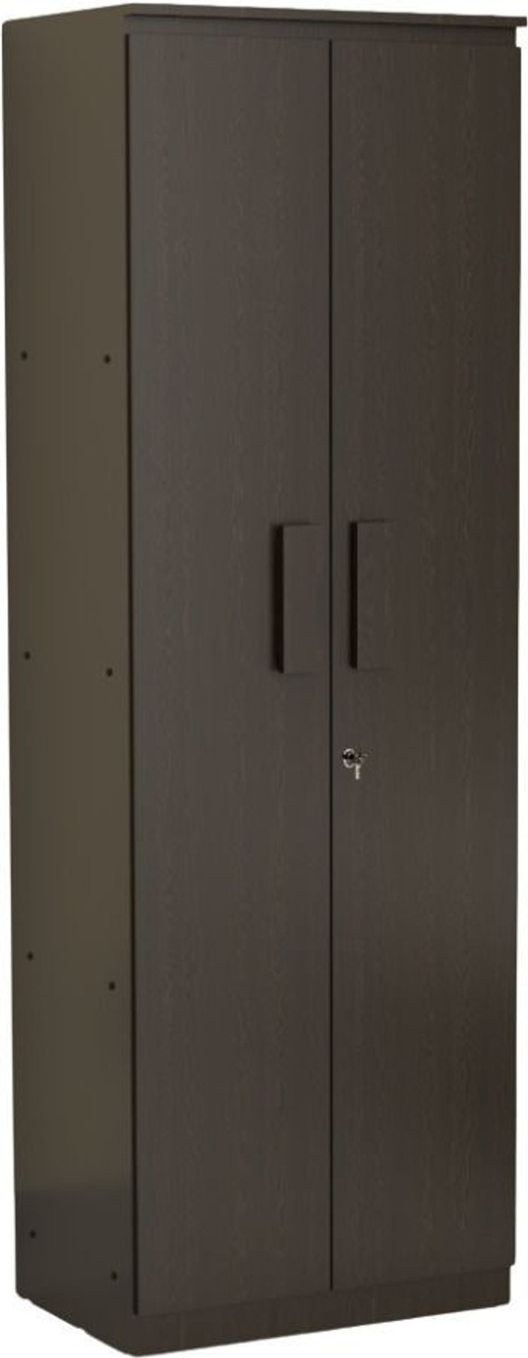Image of neuspace Duo XS Compact Clothes Storage Cabinet with Multiple Shelves Engineered Wood 2 Door Wardrobe