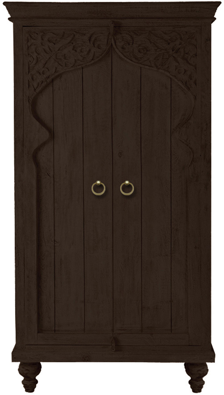 Image of THE ATTIC Solid Wood 2 Door Wardrobe