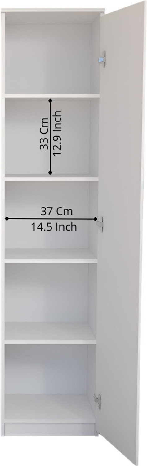 Image of neuspace Uno Engineered Wood 1 Door Wardrobe