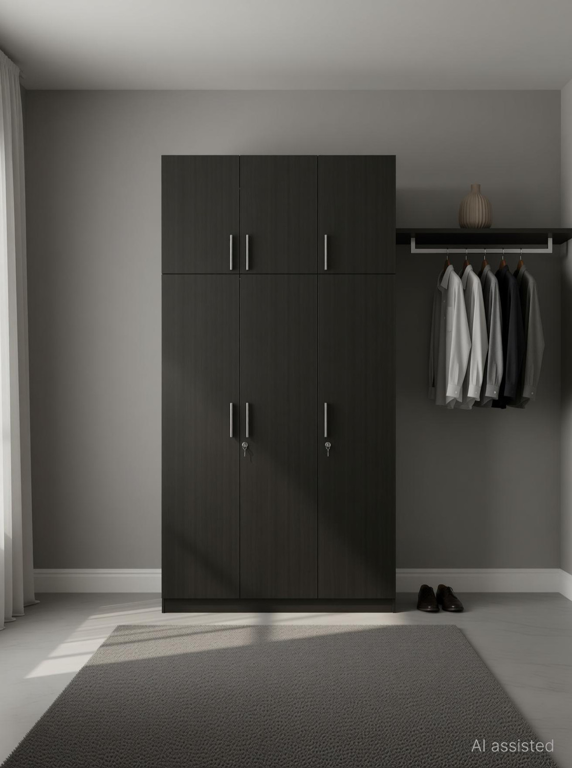Image of SPACEWOOD OPTIMA Engineered Wood 6 Door Wardrobe