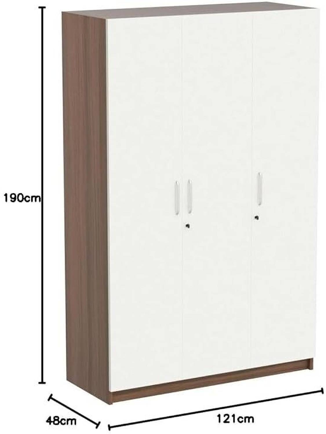 CASPIAN 3 Door Wooden Wardrobe - Image 3