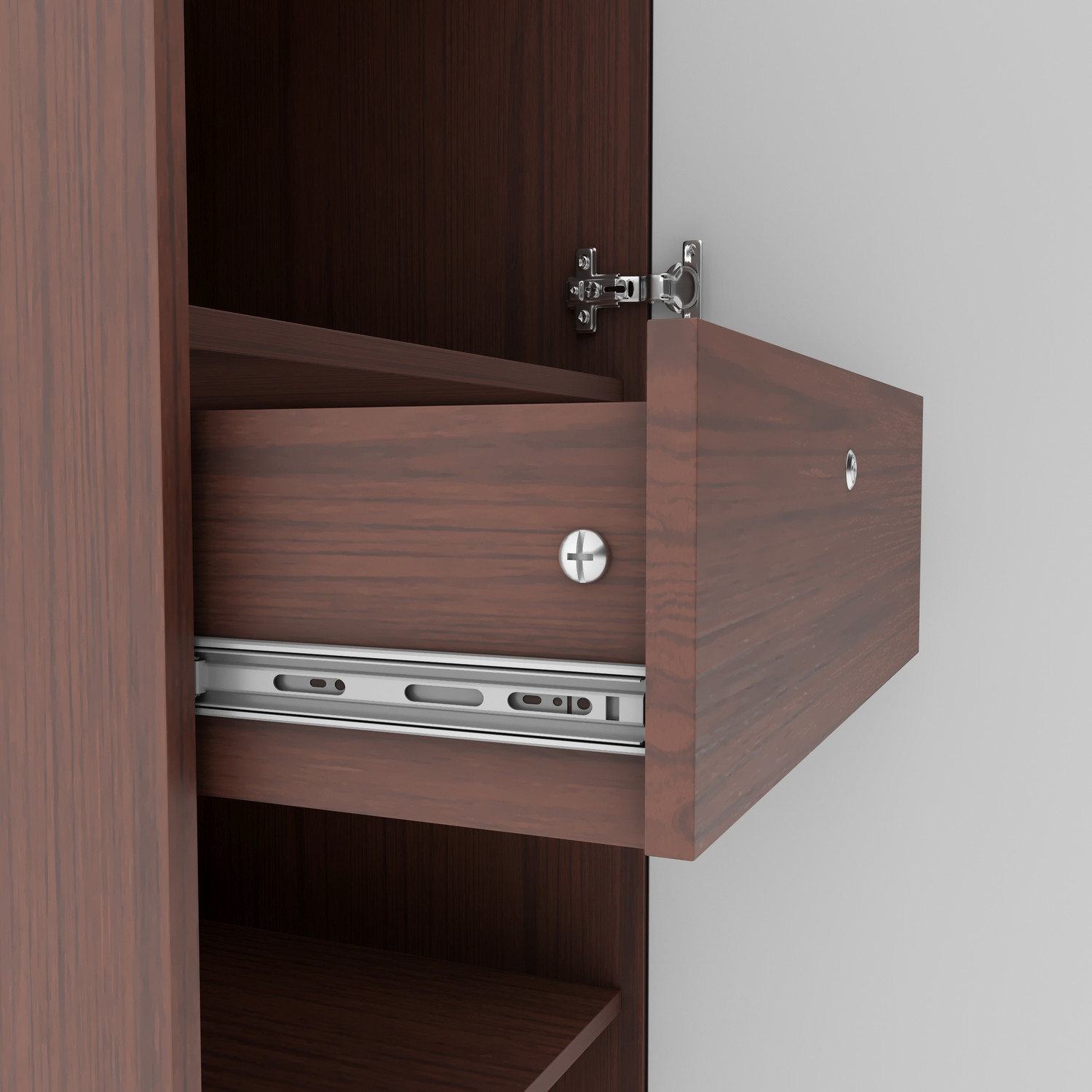 Image of Flipkart Perfect Homes Julian Engineered Wood 1 Door Wardrobe