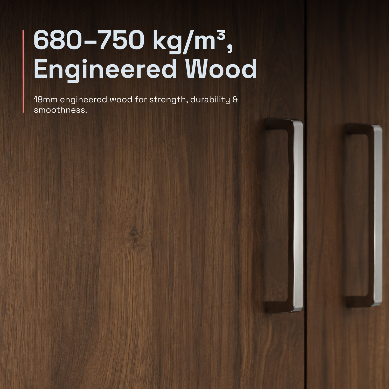 Image of Wakefit Hunor Engineered Wood 1 Door Wardrobe