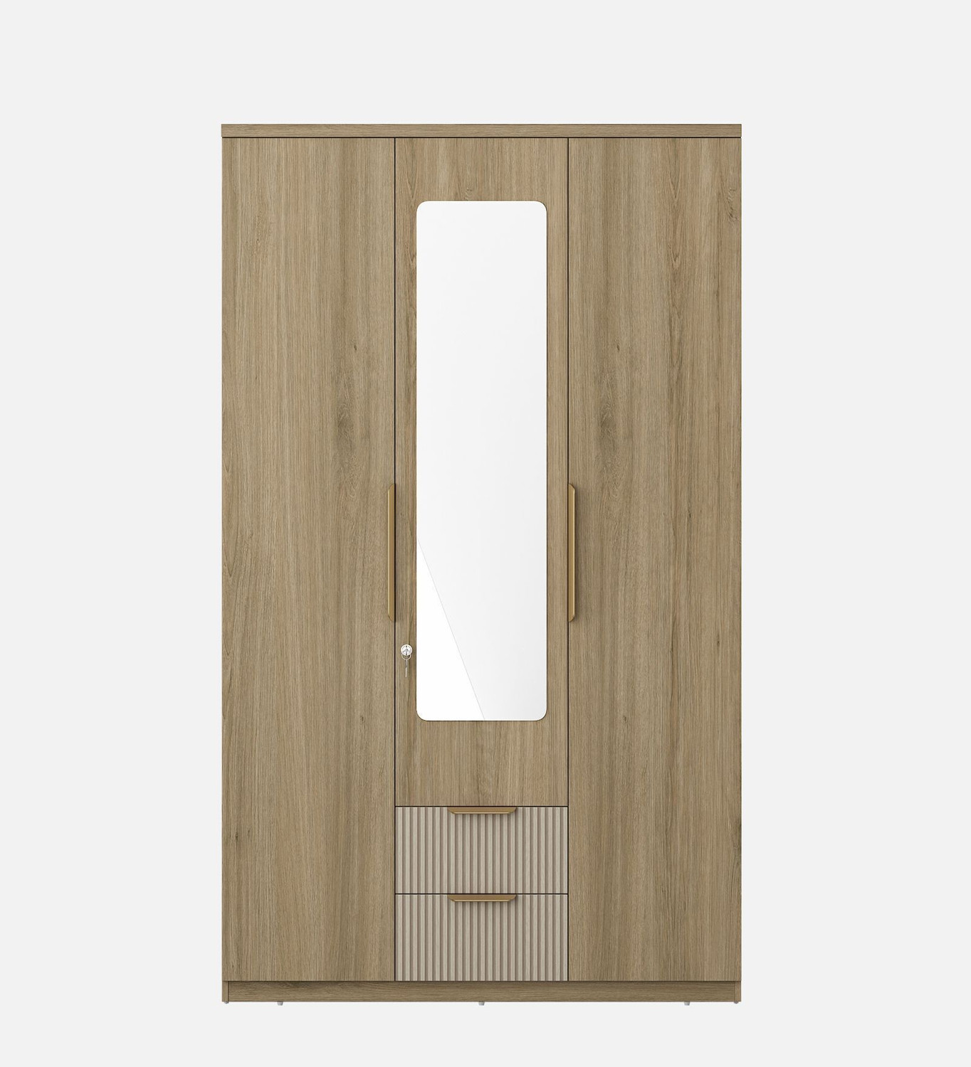 Image of SPACEWOOD VERTA Engineered Wood 3 Door Wardrobe