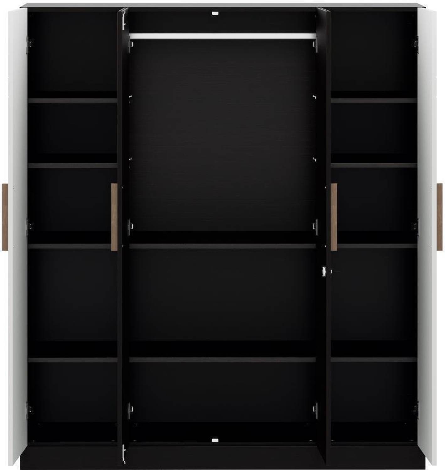 Wakefit Irena 4 Door Wardrobe - Image 5
