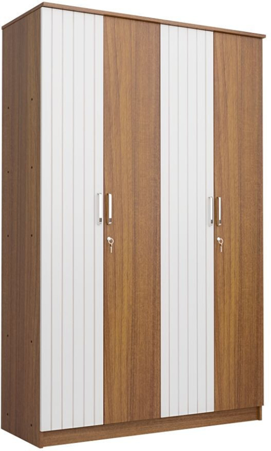 Image of neuspace Tetra Engineered Wood 4 Door Wardrobe
