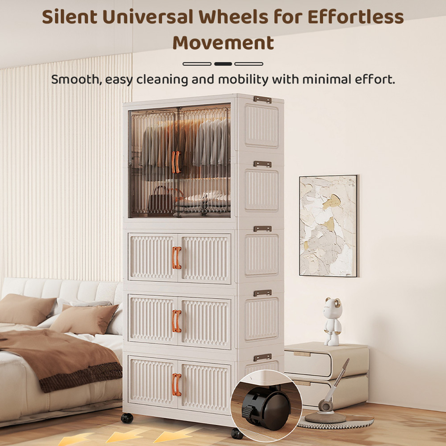 Image of StarAndDaisy PP Collapsible Wardrobe