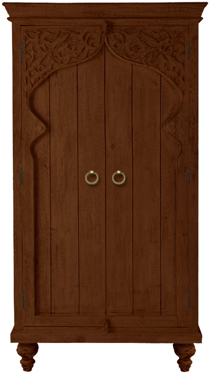 Image of THE ATTIC Solid Wood 2 Door Wardrobe