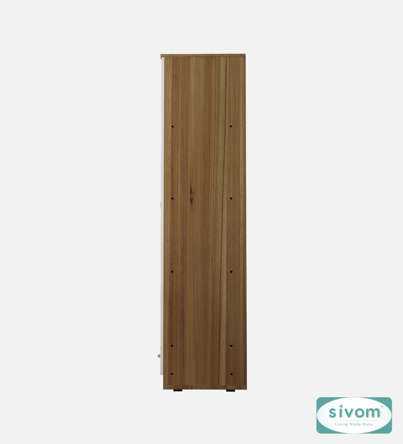 Image of SIVOM SIVOM Ultra Multipurpose Single Door OuterDrawer Wardrobe Engineered Wood 1 Door Wardrobe