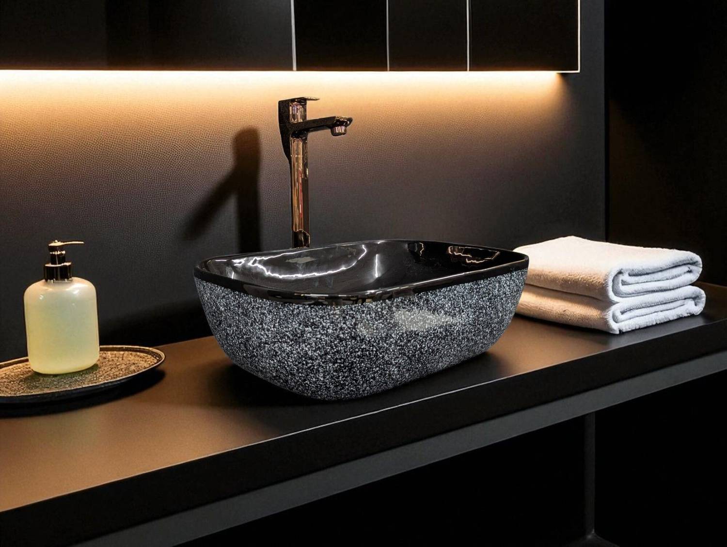 PINOZ Premium Designer Ceramic Wash basin (RJ-22) (18x13x5)(M22)RJ