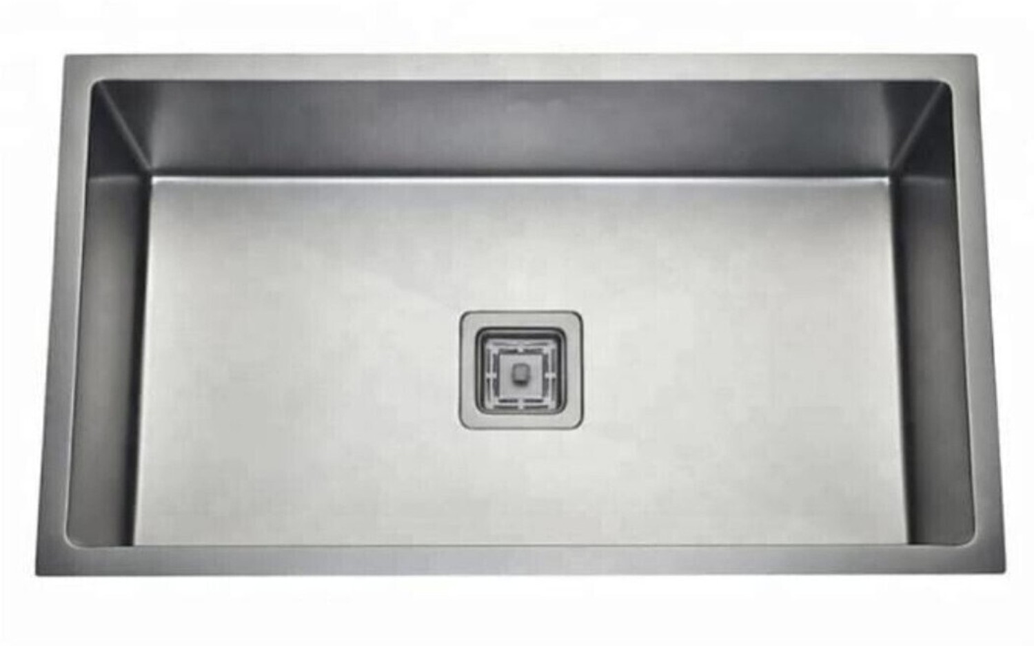 Image of Sophia SINGLE BOWL HANDMADE KITCHEN SINK HEAVY-DUTY WITH VINYL COATING 24 inchx18 inchx10 inch KITCHEN SINK HEAVY-DUTY WITH VINYL COATING PREMIUM CHROME MATT FINISH 24 inchx18 inchx10 inch Vessel Sink Vessel Sink
