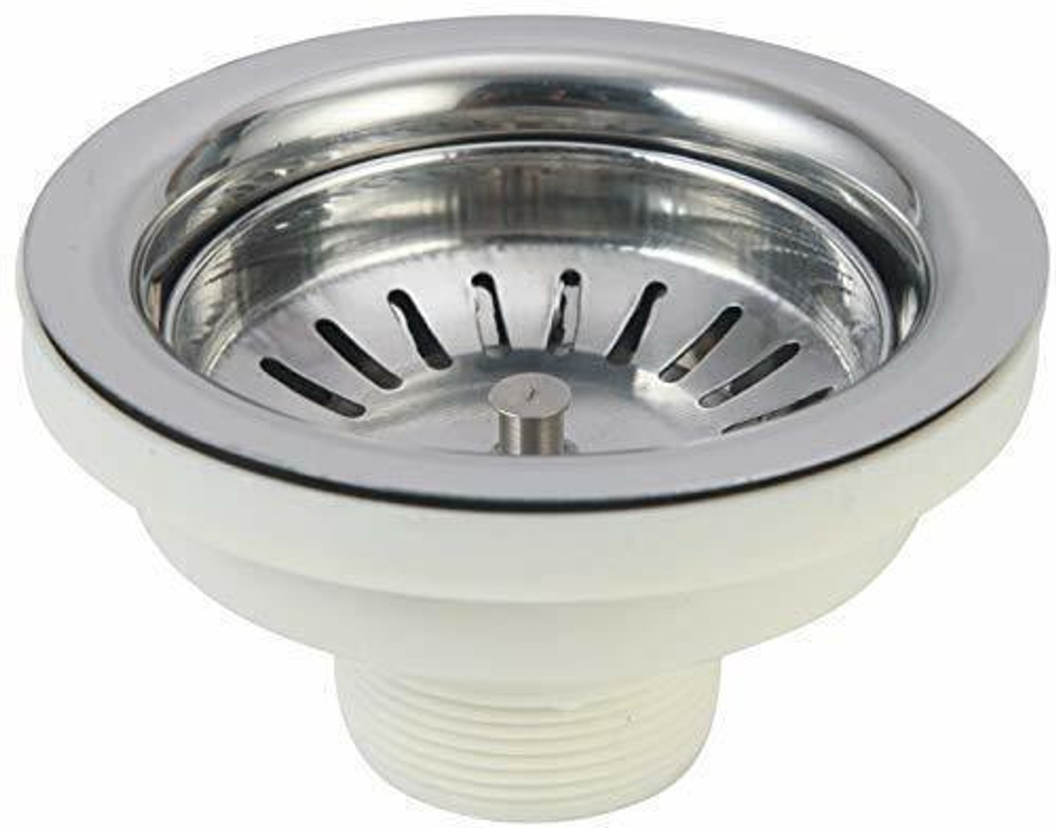 Image of The Claver 24 inchX18 inchX8 inch SILVER FINISH 304 Grade Stainless Steel Kitchen Sink 24 inchX18 inchX8 inch SILVER 304 Grade Stainless Steel Kitchen Sink Vessel Sink