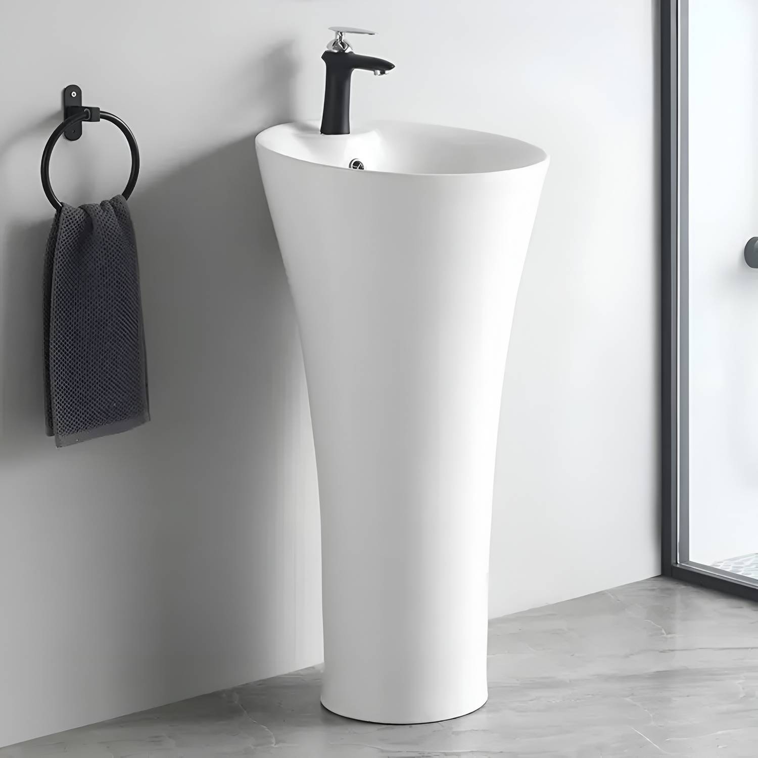clayplus EXCLUSIVE TM SERIES'S PREMIUM PEDESTAL WASH BASIN Pedestal Basin Rs. 3407 - Flipkart