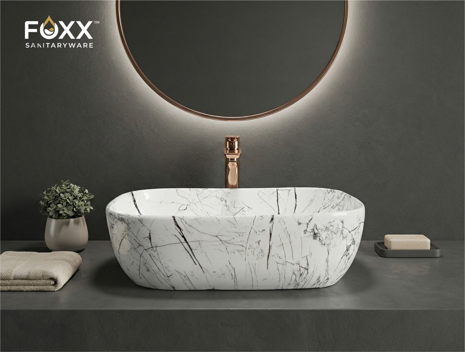 Image of Foxx Sanitaryware A-06 NEW Table Top Basin