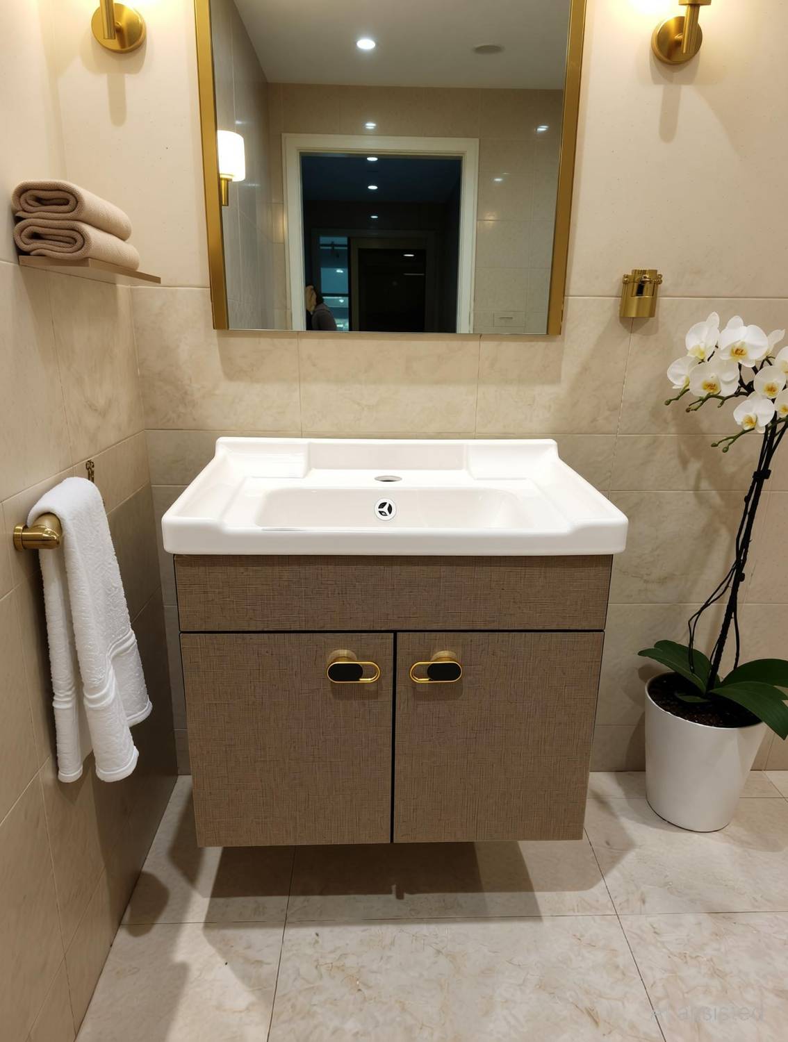 BOBBYEXPORT Wall Hung 20" Vanity Washbasin Cabinate Storage saver BEWH2003 Wall Hung Basin