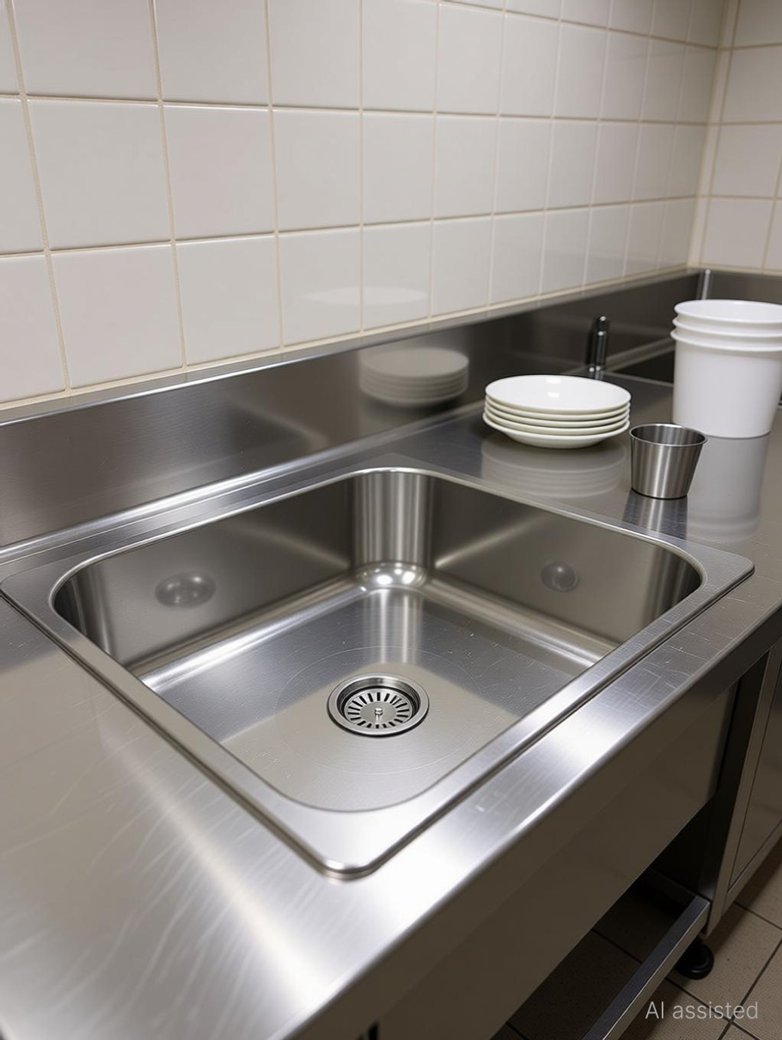 Image of Jindal steel Premium Quality Kitchen Sink 20x17x8 kitchen sink 10 year warranty 304 grade Vessel Sink