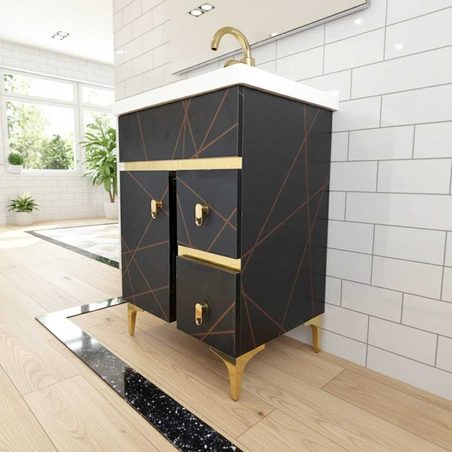 Image of Aricstore wash besin LuxGeo-BG30 Table Top Basin