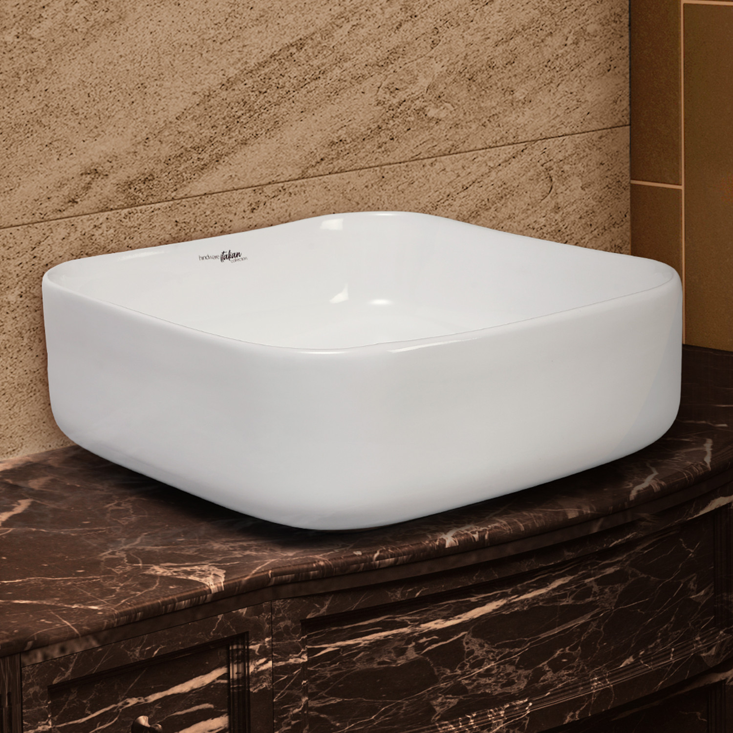 Image of Hindware 9109710SW Table Top Basin (Star White)