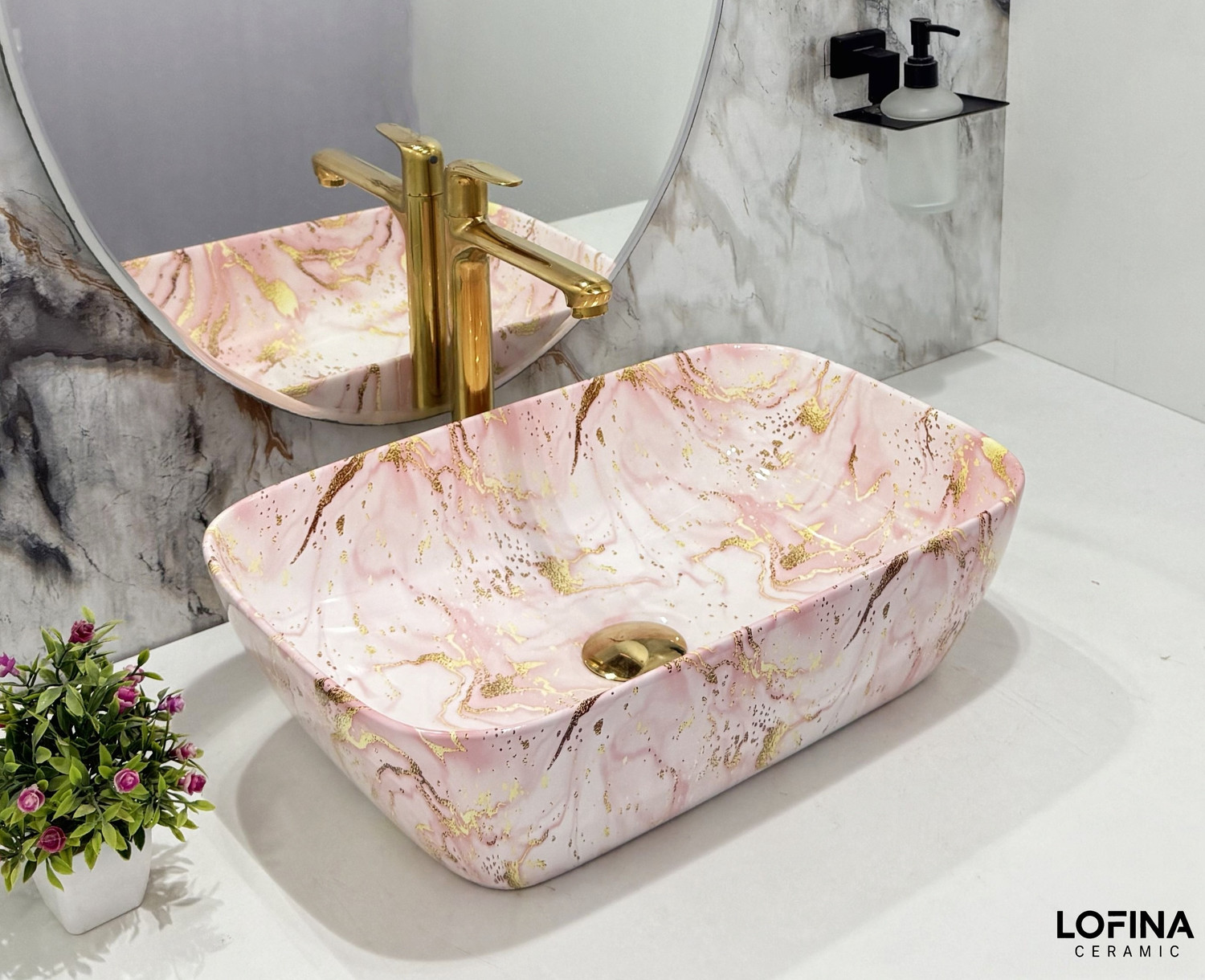 Image of Lofina Ceramic Premium Designer Table Top Counter Top Ceramic Wash Basin AI1025 premium designer ceramic wash basin Table Top Basin Table Top Basin