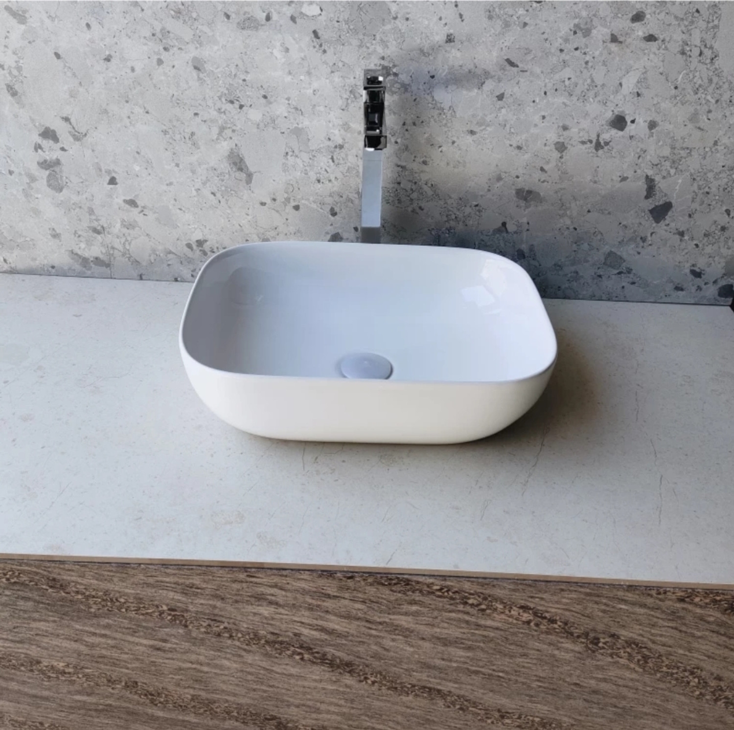 Image of Flipkart SmartBuy Premium Designer Ceramic Wash Basin (Size18*13*5inch) Table Top Basin