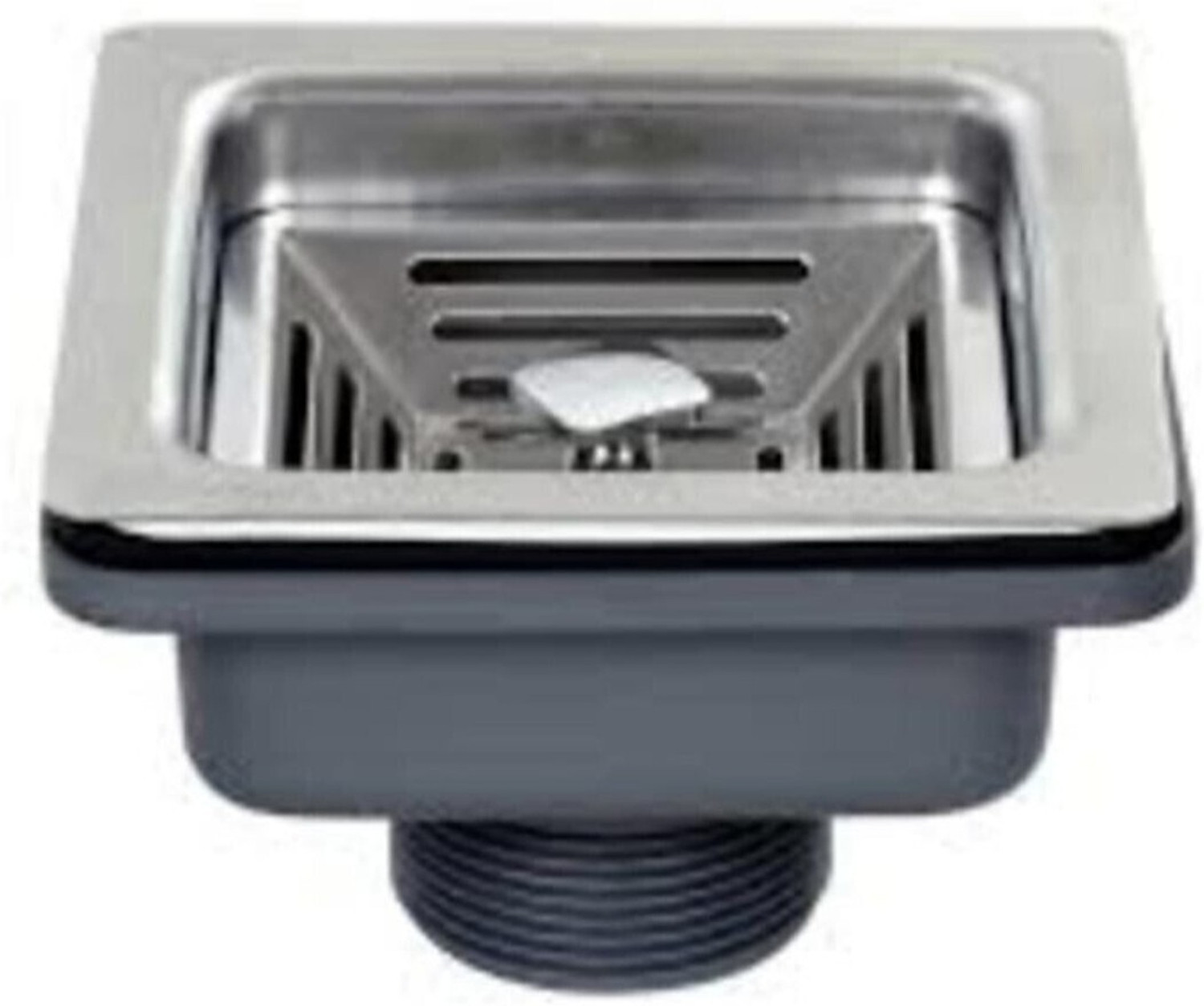Image of Sophia SINGLE BOWL HANDMADE KITCHEN SINK HEAVY-DUTY WITH VINYL COATING 24 inchx18 inchx10 inch KITCHEN SINK HEAVY-DUTY WITH VINYL COATING PREMIUM CHROME MATT FINISH 24 inchx18 inchx10 inch Vessel Sink Vessel Sink