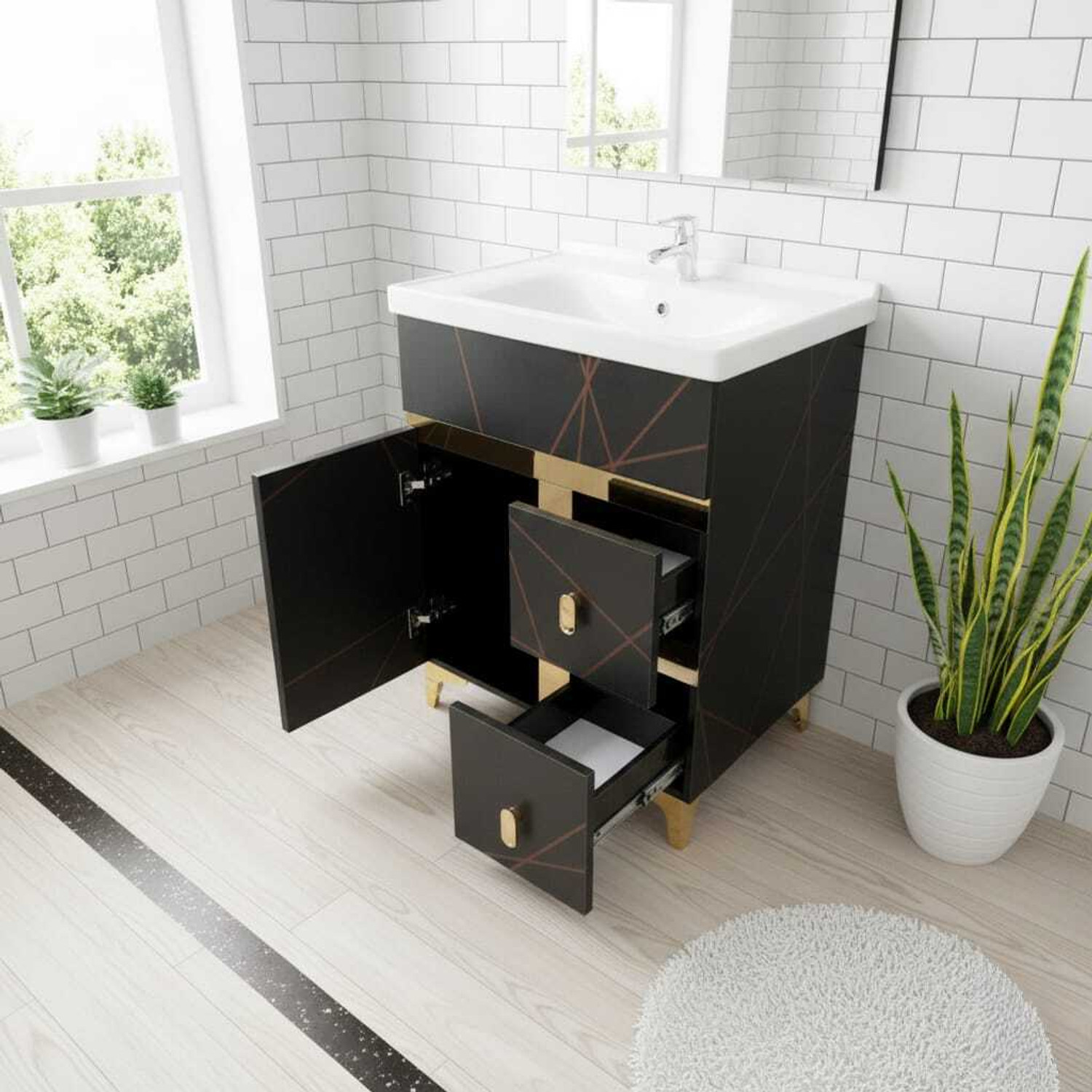Image of Aricstore wash besin LuxGeo-BG30 Table Top Basin