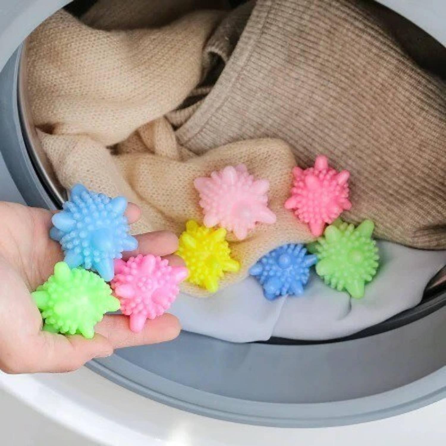 Aanshi Anti-winding Laundry Ball Starfish Cleaning Ball Laundry Ball Pack of 20 Detergent Bar