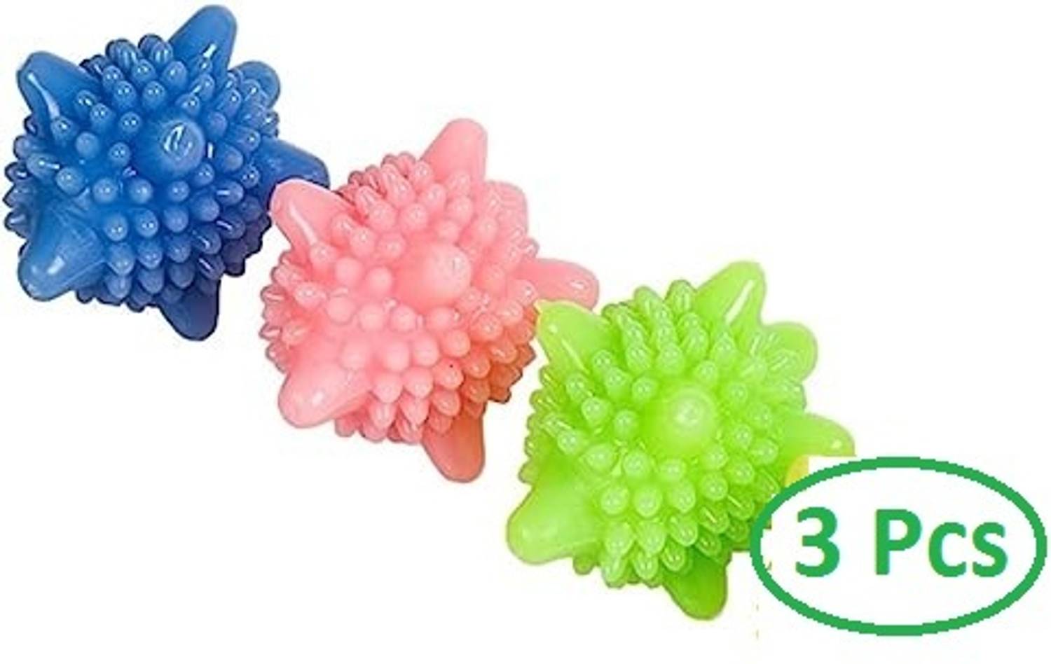 AirSoft 3 Premium Silicone Washing Machine Winding Laundry Anti-tangle Reusable Balls Detergent Bar