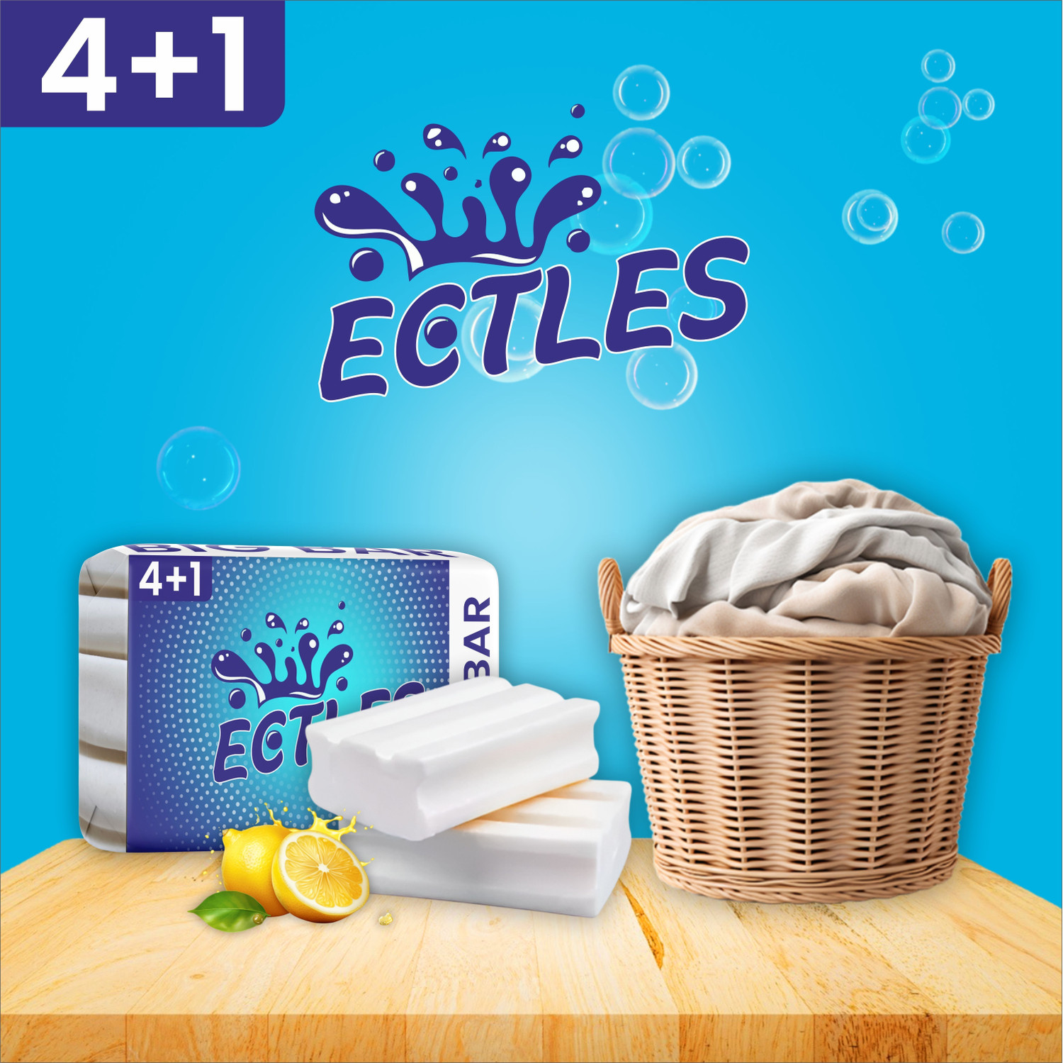 Image of ECTLES Detergent Bar Pack Detergent Bar