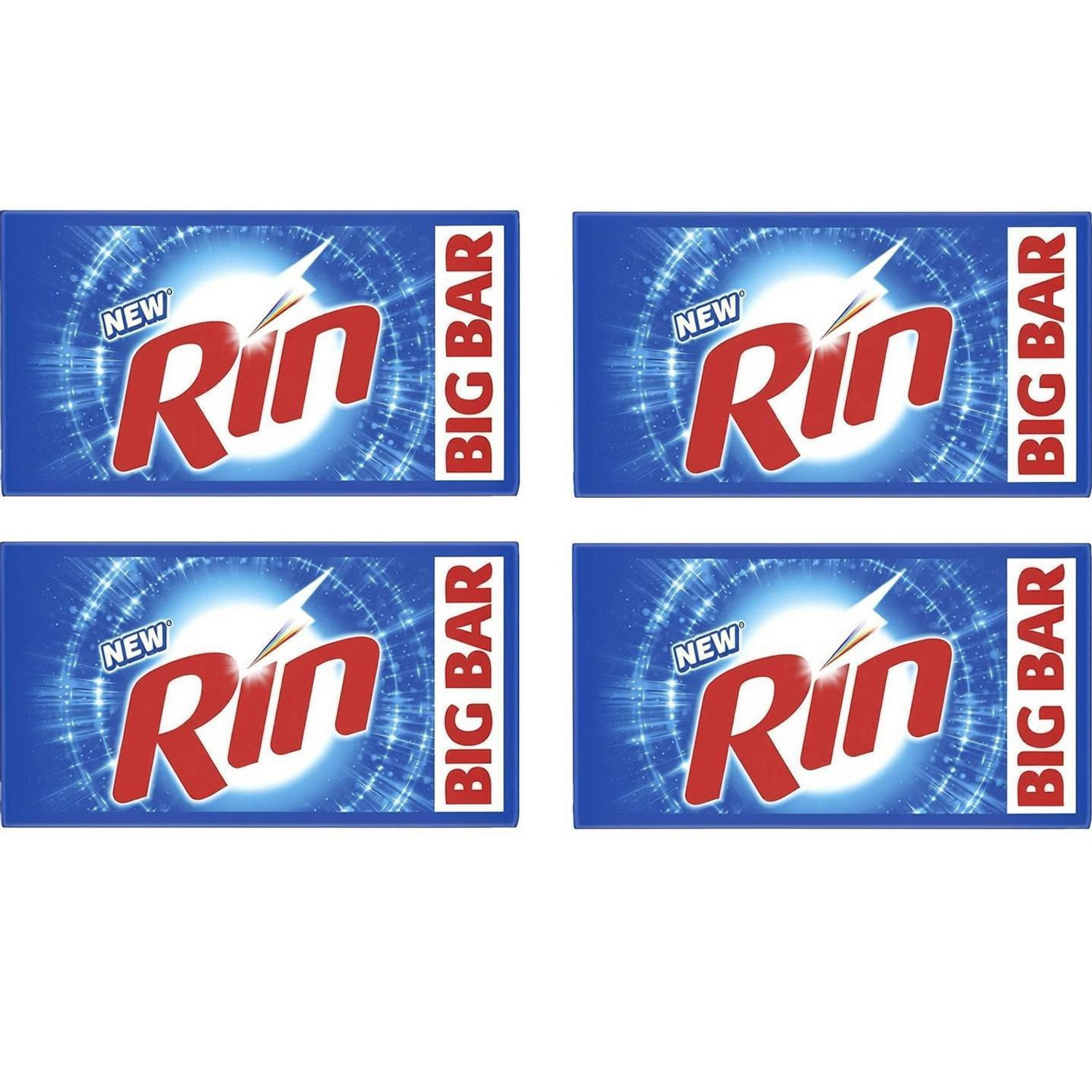 Image of Rin Bar ( Pack Of 4 )250 Gm Soap Detergent Bar