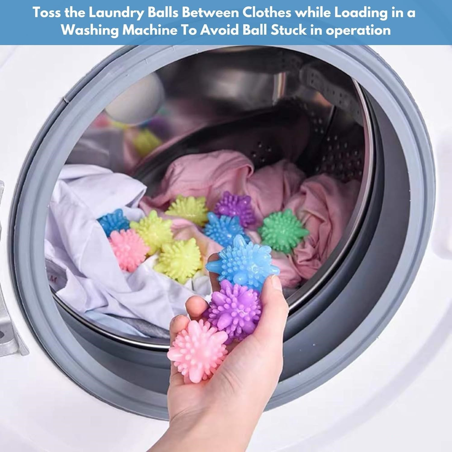 Image of DR.GADGET Washing Machine Laundry Soft Ball Durable Detergent Bar Dishwash Bar