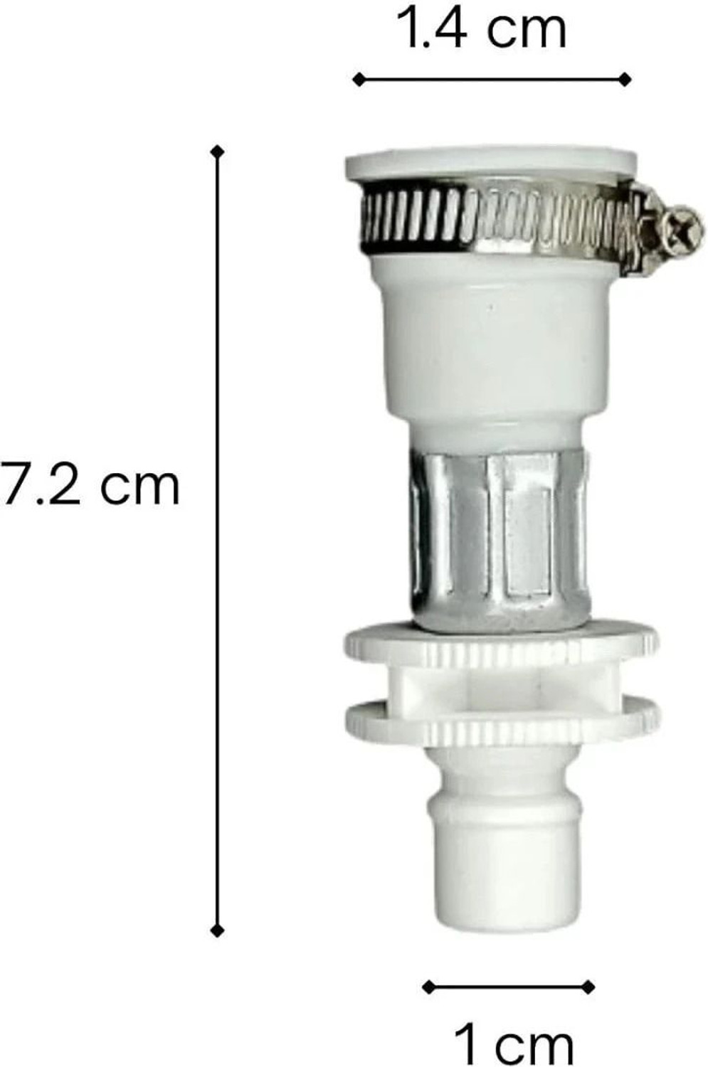 Image of Siana Faucet Water Tap Adapter Pipe Connector (Pack of 2) Washing Machine Inlet Hose